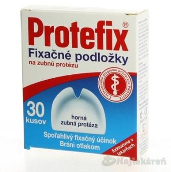 Protefix Fixačná podložka na hornú zubnú protézu 30 ks