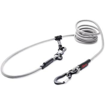 Tamer Easylong Twist mini lanová vôdzka sivá 2,5 m (8595637720725)