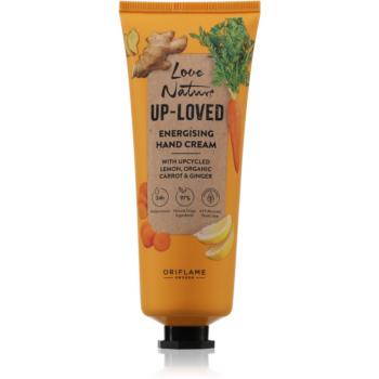 Oriflame Love Nature Up-Loved Upcycled Lemon & Organic Carrot & Ginger hydratačný krém na ruky 75 ml