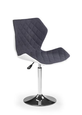 Študentská stolička Matrix - bielo-šedá office chair
