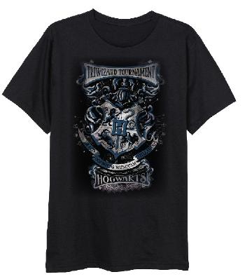 EPlus Pánske tričko Harry Potter - Rokfort Trojčarodejnícky Turnaj čierne Veľkosť - dospelý: L