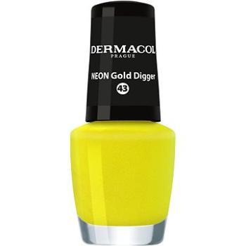 DERMACOL Lak na nechty Neon Gold Digger č.43 5 ml (85974975)