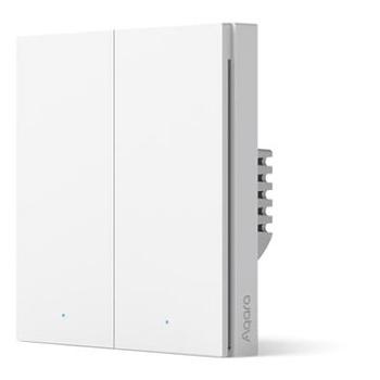 AQARA Smart Wall Switch H1 (No Neutral, Double Rocker) (AQARA-WS-EUK02-1001)