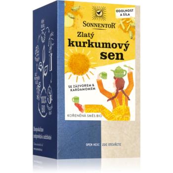 SONNENTOR Golden turmeric dream BIO čaj dvojkomorové vrecúško 18x2 g