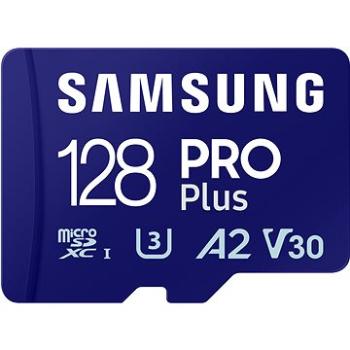 Samsung MicroSDXC 128 GB PRO Plus + SD adaptér (2023) (MB-MD128SA/EU)