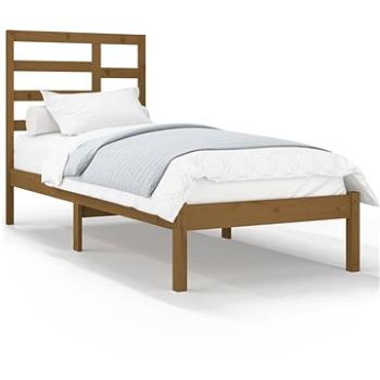 Rám postele medovo hnedý masívne drevo 75 × 190 cm Small Single, 3105758