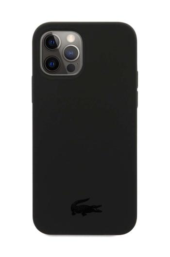 Puzdro na mobil Lacoste čierna farba