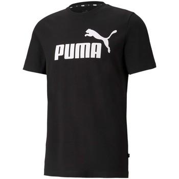 Puma  Tielka a tričká bez rukávov Essentials  Čierna