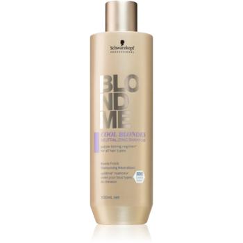 Schwarzkopf Professional Blondme Cool Blondes šampón neutralizujúci žlté tóny pre blond a melírované vlasy 300 ml