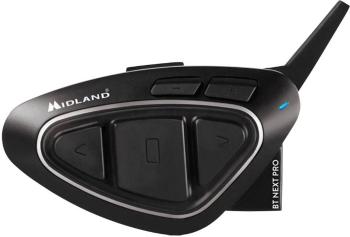 Midland C1222.04 BT Next Pro Single Ultra Range Sada bezdrôtových komunikátorov do auta Vhodné pre typ helmy všetky typy