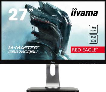 Iiyama G-MASTER GB2760QSU LED monitor 68.6 cm (27 palca) En.trieda 2021 G (A - G) 2560 x 1440 Pixel WQHD 1 ms DVI, HDMI