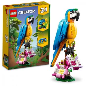 LEGO CREATOR 3 V 1 EXOTICKY PAPAGAJ /31136/