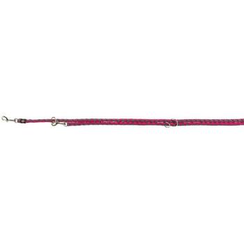 Trixie Cavo adjustable leash, L–XL: 2.00 m/ř 18 mm, fuchsia/graphite