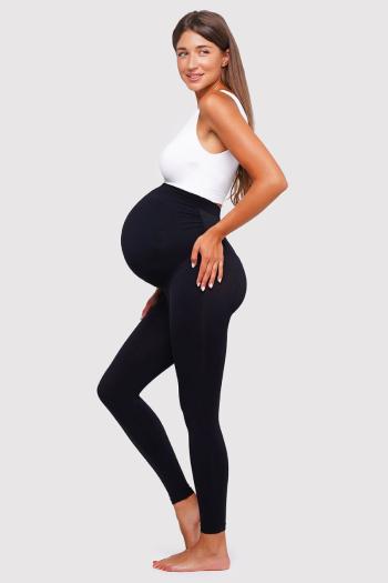 Čierne tehotenské legíny Mama Leggings