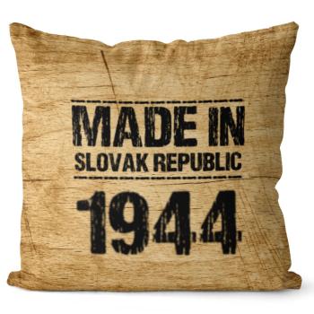 Vankúš Made In + rok (Veľkosť: 40 x 40 cm, rok: 1944)