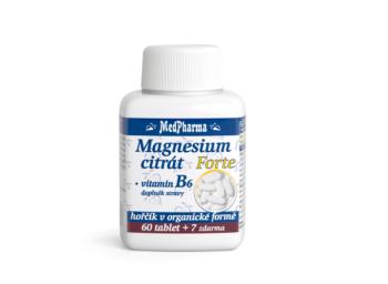 Medpharma Magnesium citrát forte + vitamín B6 67 tabloiet