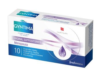 Fytofontana GYNTIMA Vaginálne čapíky Menopausa 10 ks