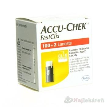 Accu Chek FastClix zásobník lancetový do odberoveho pera 17 x 6 lanciet 102 ks