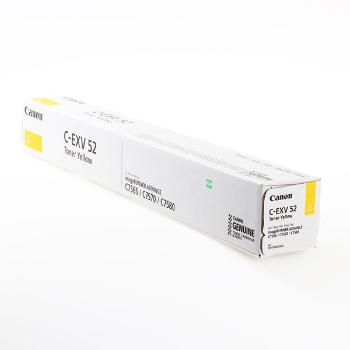 CANON CEXV-52 Y - originálny toner, žltý, 66500 strán