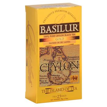 BASILUR Island of tea gold čierny čaj 25 vreciek