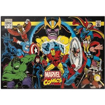 Marvel Comics: Retro koláž  – podložka na stôl (8435497217969)