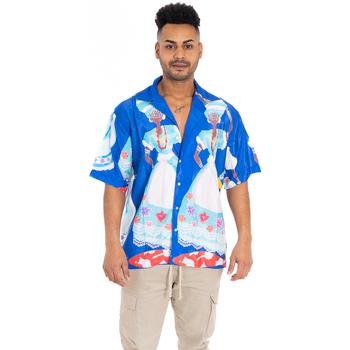 Isla Bonita By Sigris  Košele a blúzky Mužská Košeľa  Modrá