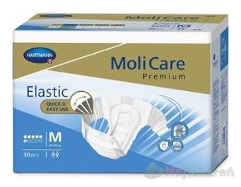 MoliCare Premium Elastic 6 kvapiek M plienkové nohavičky zalepovacie 30ks