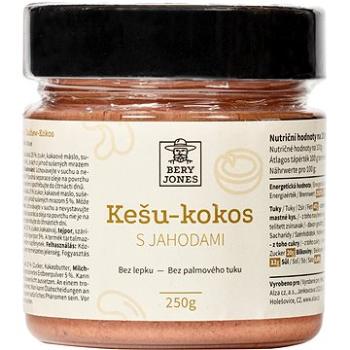 Bery Jones Kešu krém s kokosom a jahodami 250g (8595691057003)