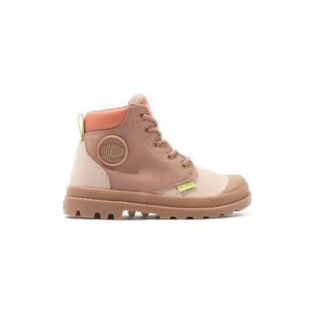 Palladium  Pampa HI Cuff Kids Boots - Beige Tan/Nude Brown  Čižmy Béžová