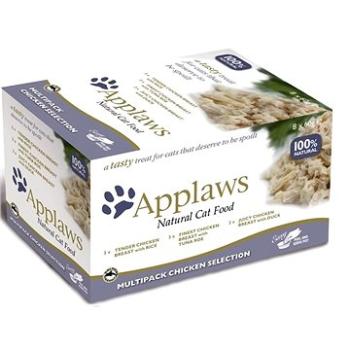 Applaws miska Cat Pot multipack kurací výber 8× 60 g (5060122496117)