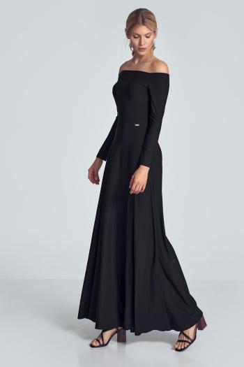 Čierne šaty M707