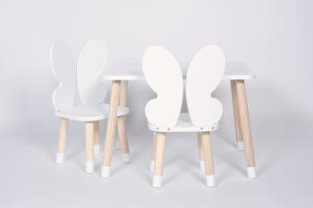 Set stolčeka a stoličiek - Motýľ Butterfly set - 1x stôl + 1x stoličky