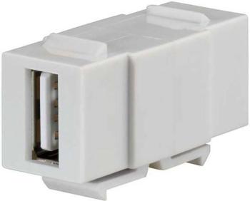 adaptér, dvojitá spojka KMK-USB rw  17010651 Rutenbeck Množstvo: 1 ks