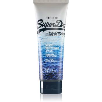 Superdry Seaweed. Petitgrain. Sandalwood. sprchový gél na telo a vlasy pre mužov 250 ml