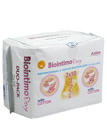 Aniónové denné hygienické vložky DUO PACK Biointimo Anion 20 ks