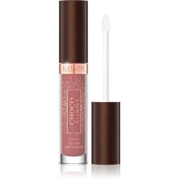 Eveline Cosmetics Choco Glamour hydratačný lesklý rúž odtieň 03 Toffee Chocolate 4,5 ml