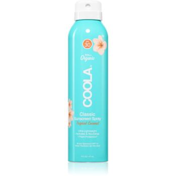 Coola Tropical Coconut opaľovací sprej SPF 30 177 ml