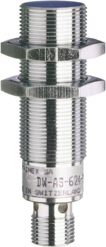 Contrinex indukčný senzor priblíženia M18 zdanlivo zarovnaný PNP DW-AS-624-M18-002