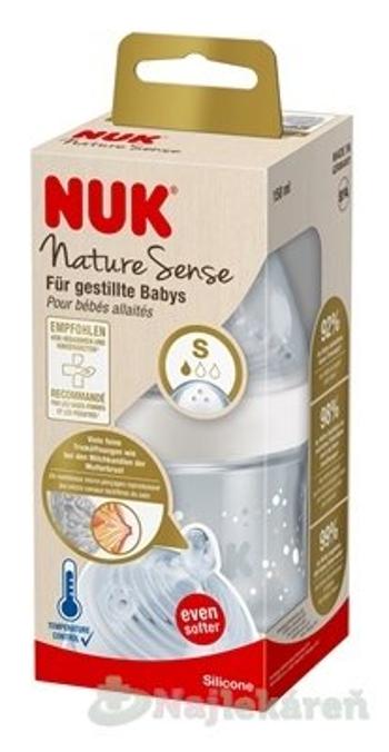 Nuk Nature Sense s kontrolou teploty modrá 150 ml