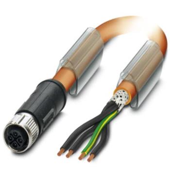 Sensor/Actuator cable SAC-4P-FSS/ 5,0-PUR PE SH SCO 1424098 Phoenix Contact