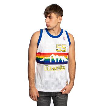 Mitchell & Ness Denver Nuggets #55 Dikembe Mutombo white Swingman Jersey - M