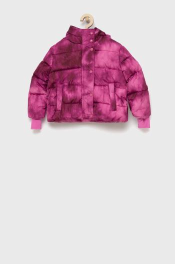 Detská bunda GAP ružová farba