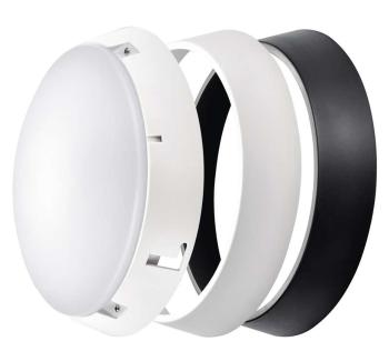 EMOS Biele/čierne LED stropní/nástěnné svítidlo 14W IP54 Farba svetla: Denná biela ZM3230