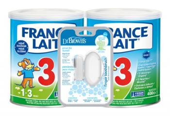 France Lait 3 + Dr.Brows Prst Masaz Kefka dojčenské mlieko