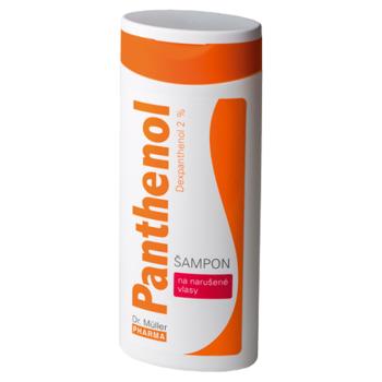 Panthenol šampón narušené vlasy 250ml Dr. Müller, poškodený obal