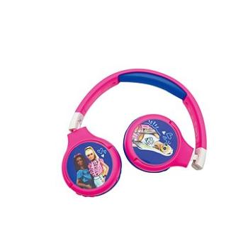 Lexibook Skladacie bezdrôtové Bluetooth slúchadlá Barbie (3380743098333)