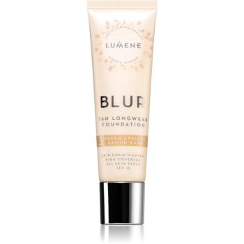 Lumene Blur 16h Longwear dlhotrvajúci make-up SPF 15 odtieň 3 Fresh Apricot 30 ml