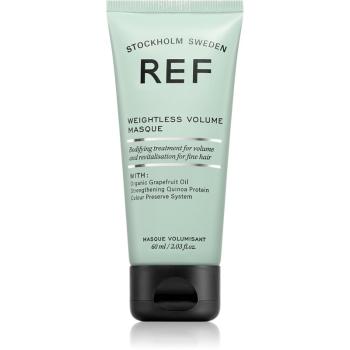 REF Weightless Volume Masque hĺbkovo hydratačná maska na lesk a hebkosť vlasov 60 ml