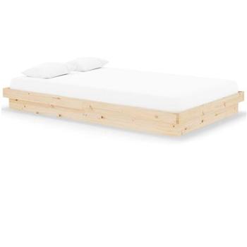 Rám postele masívne drevo 120 × 200 cm, 819902