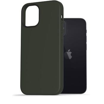 AlzaGuard Magnetic Silicon Case pre iPhone 12 Mini zelené (AGD-PCMS001E)